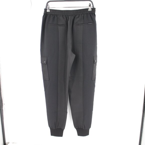 ALL SAINTS Pant Women 8 Maddie trousers High Rise Elastic Waist Cargo Drawstring - Picture 3 of 12